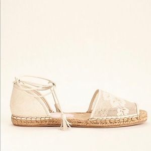 Lace Espadrille Shoes by Melissa Sweet